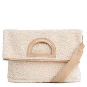 BEIS The Shearling Messenger Tote — Limited Edition